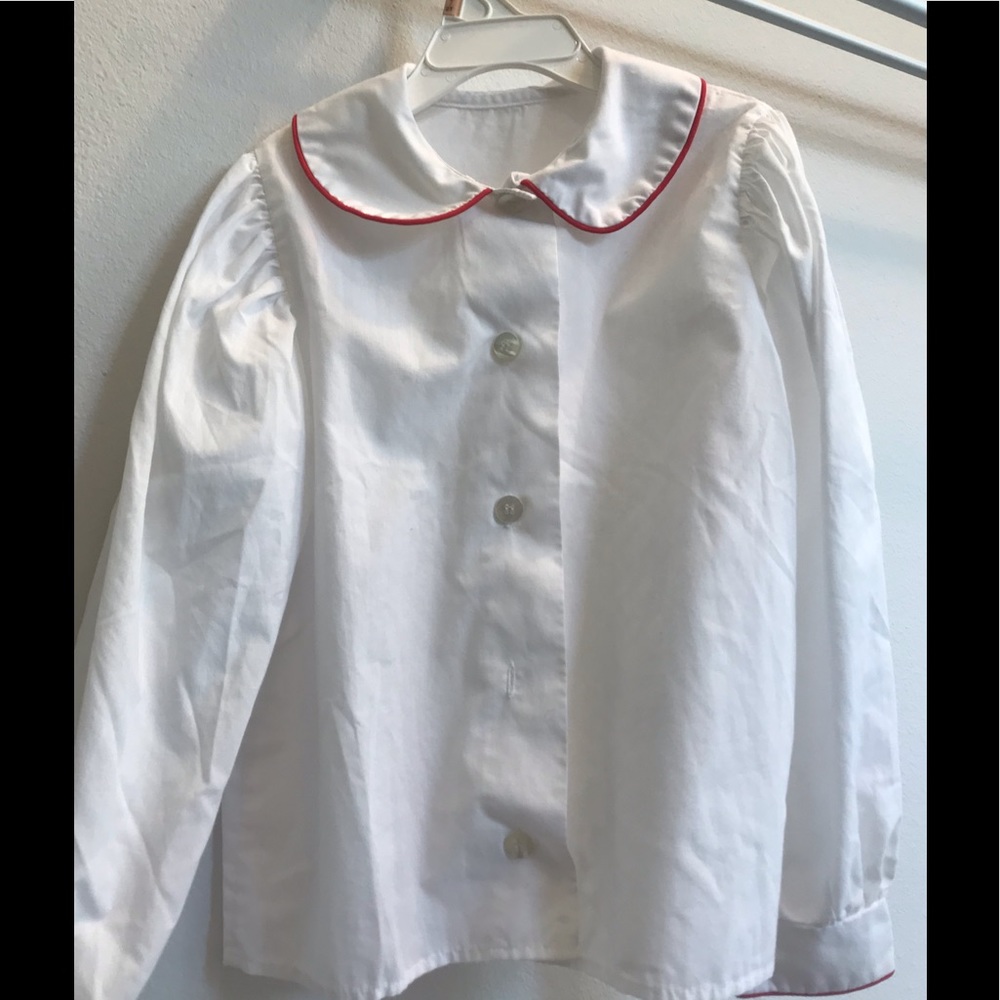 Chocolate Soup Shirt with Red Piping